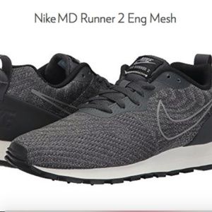 Nike Tennis Shoes - Grey Black and White